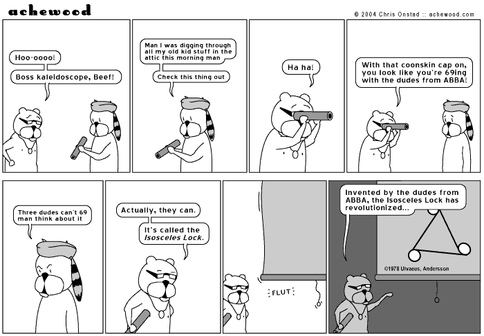 Agnetha I will be not at home again this Evening comic